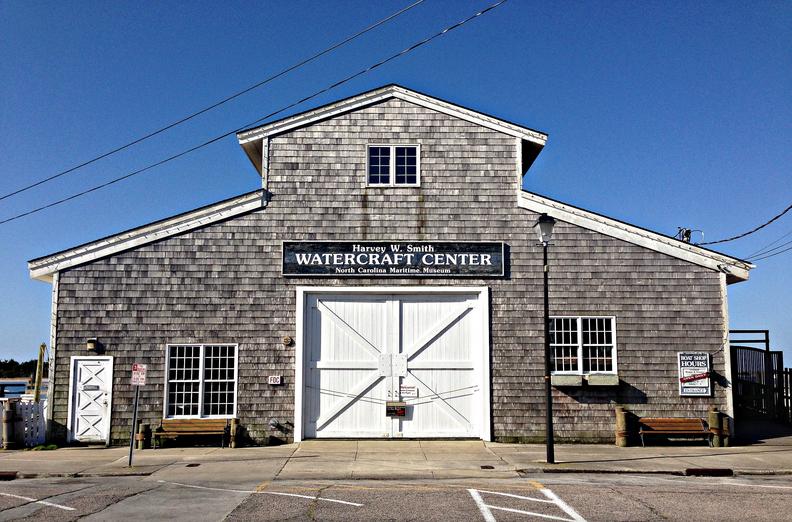 Harvey_W_Smith_Watercraft_Center_North_Carolina_Maritime_Museum_Beaufort_North_Carolina_Night__Exterior_Building_Cropped